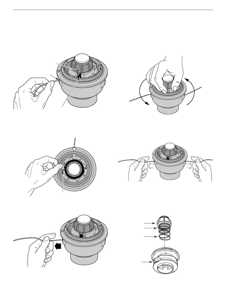 Installing a pre-wound reel | MTD YM25 User Manual | Page 13 / 68