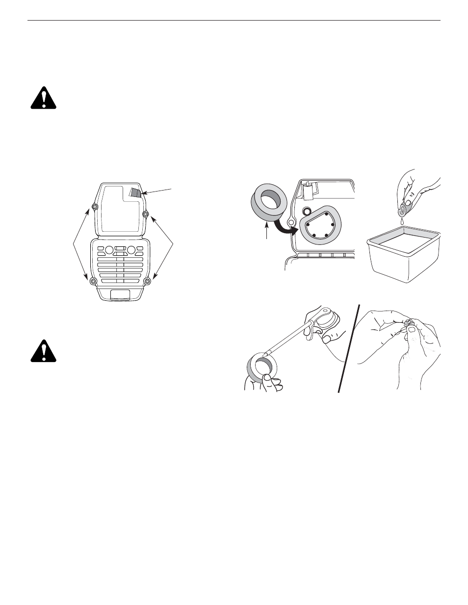Air filter maintenance | MTD YM25 User Manual | Page 15 / 68