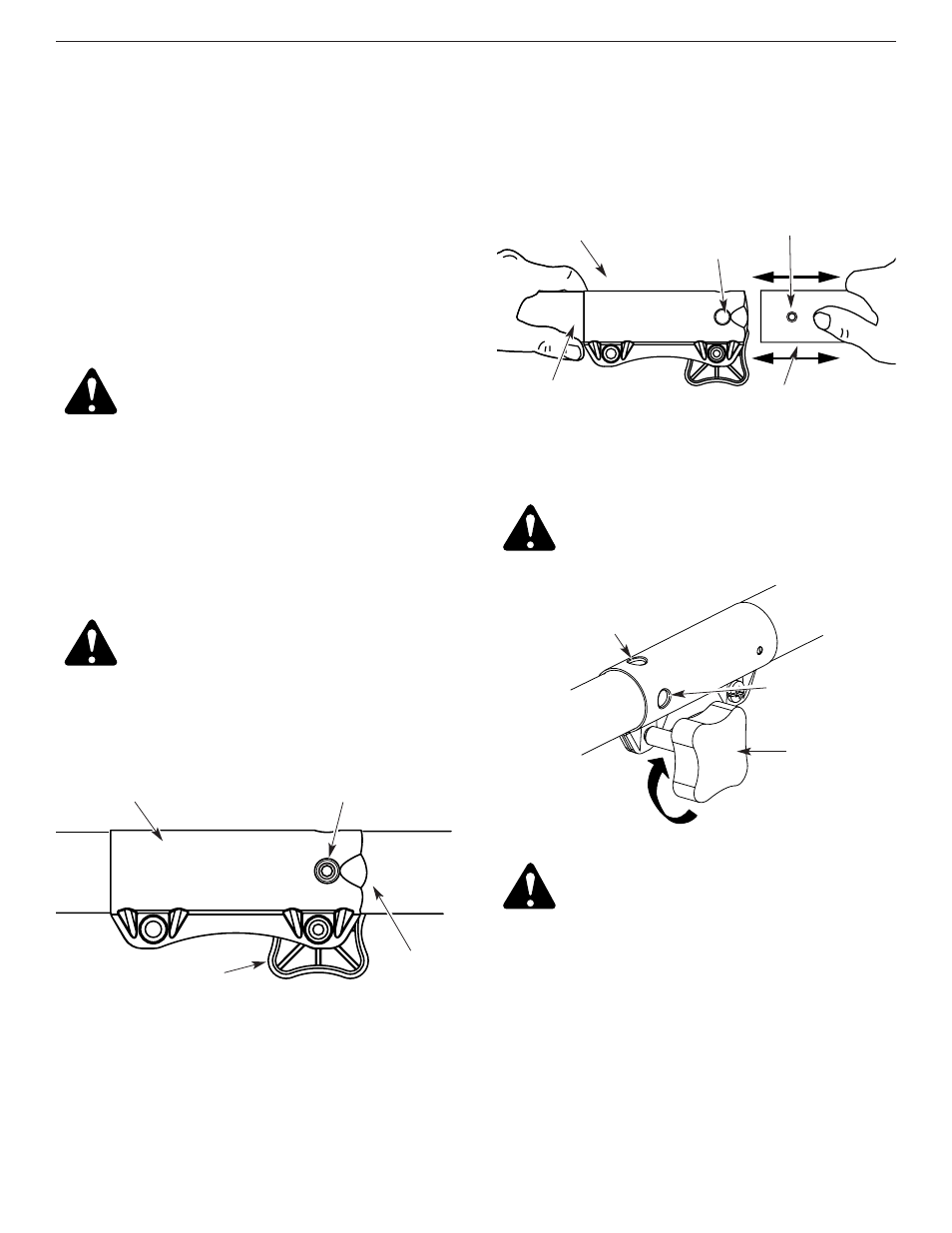 Retrait de l'accessoire de coupe ou autre, Installation de l'accessoire de coupe ou autre | MTD YM25 User Manual | Page 32 / 68