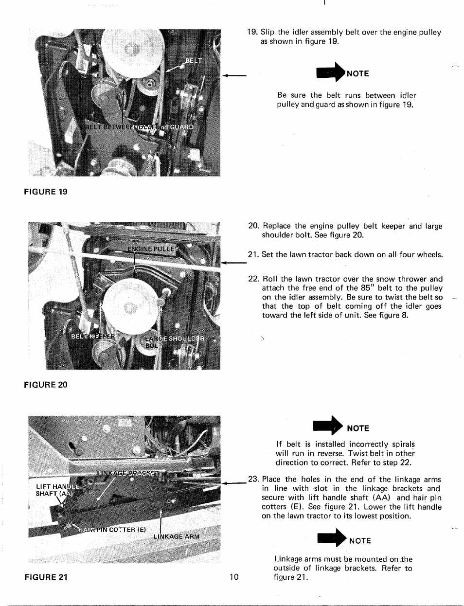 Note | MTD TMO-33849A User Manual | Page 10 / 20