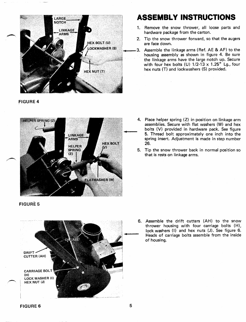 Assembly instructions | MTD TMO-33849A User Manual | Page 5 / 20