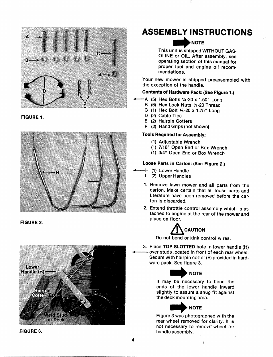 Assembly instructions | MTD 110-111-300 User Manual | Page 4 / 15