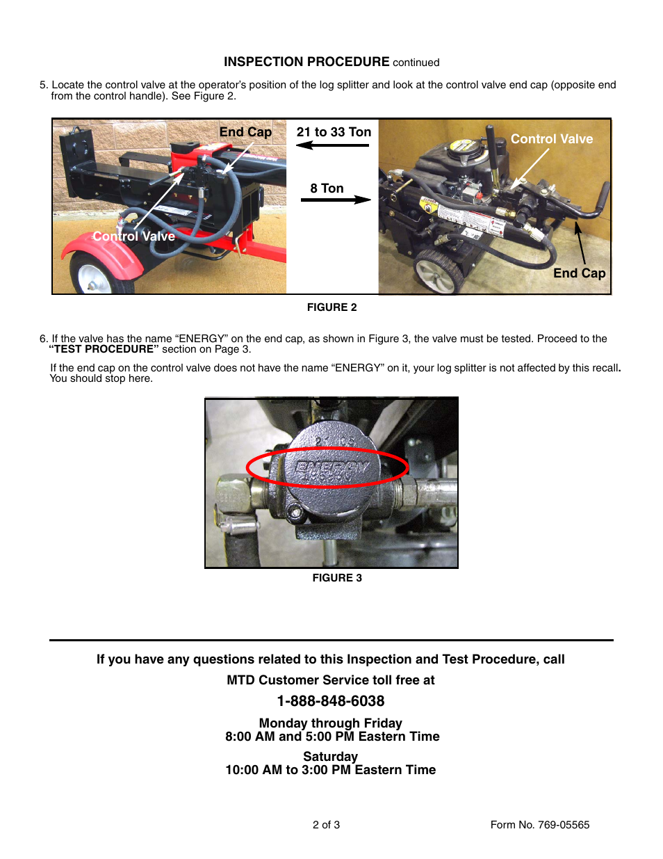 MTD 24AD598A010 User Manual | Page 2 / 3