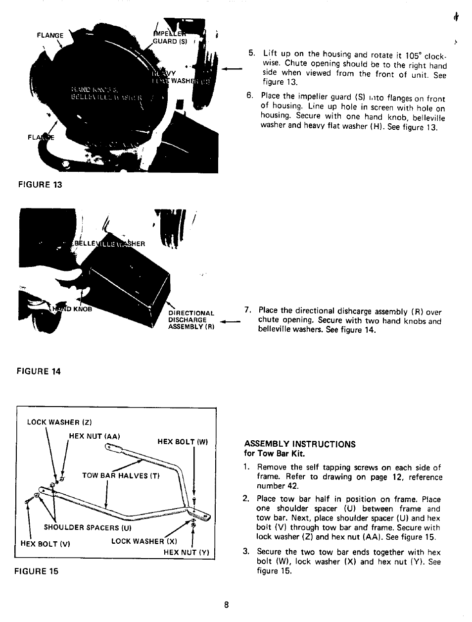 Assembly instructions, Assennbly instructions | MTD 243-689A User Manual | Page 8 / 16