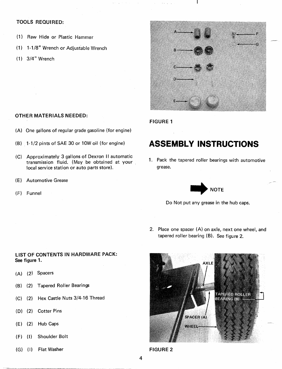 Assembly instructions | MTD 241-645A User Manual | Page 4 / 16