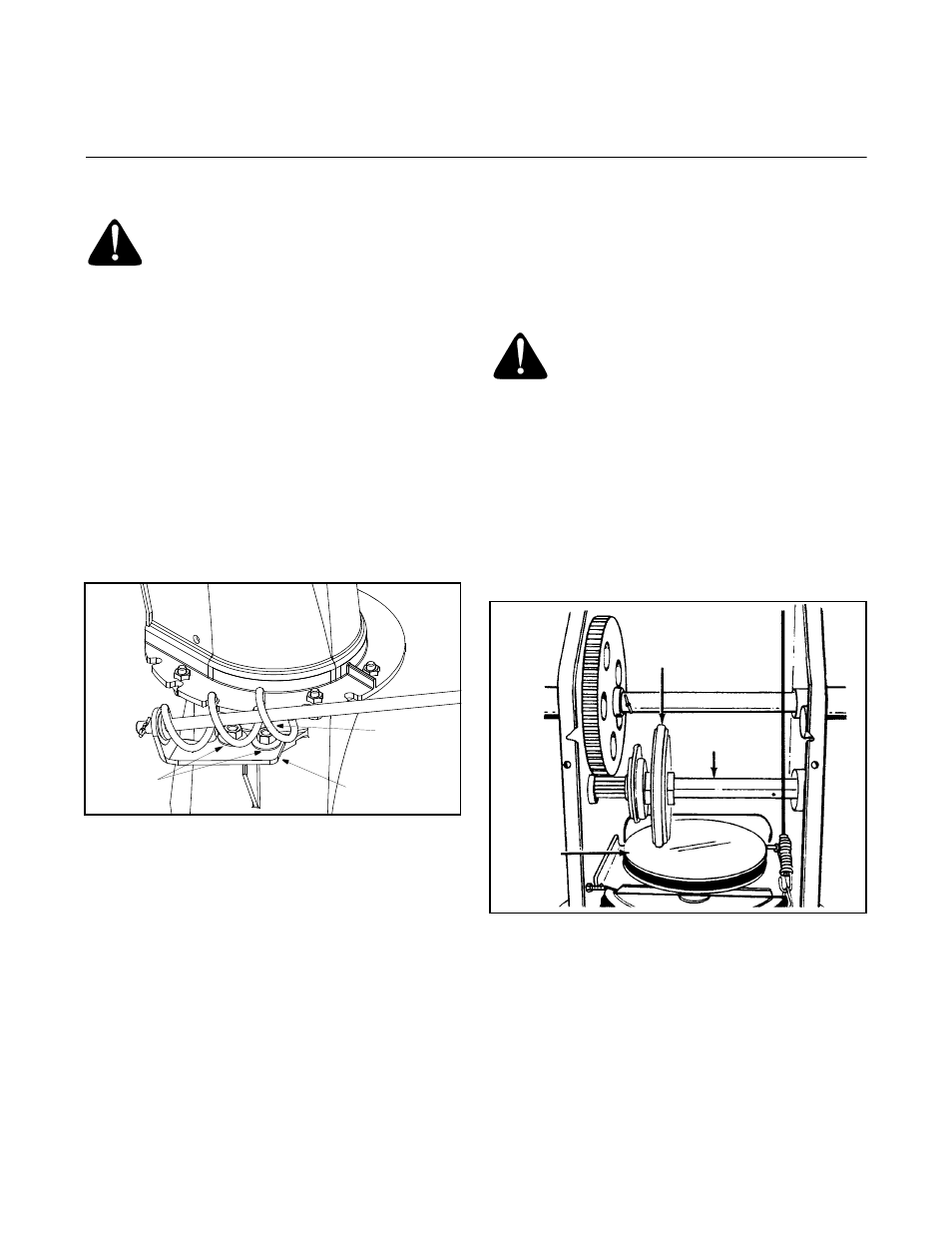 Chute assembly adjustment, Skid shoe adjustment, Auger control adjustment | Traction control adjustment | MTD Snow Boss 550 User Manual | Page 10 / 28