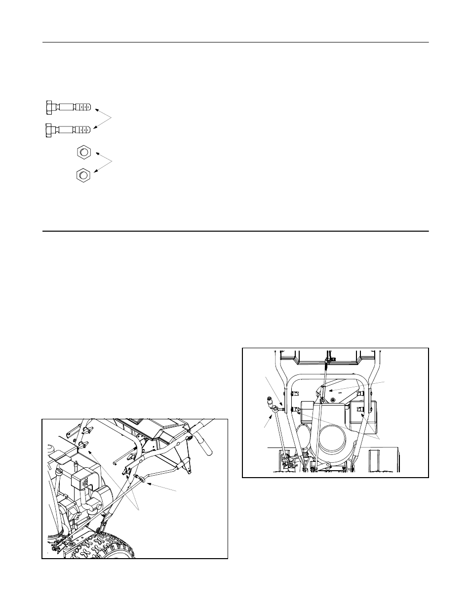 Auger shear bolts | MTD Snow Boss 550 User Manual | Page 5 / 28