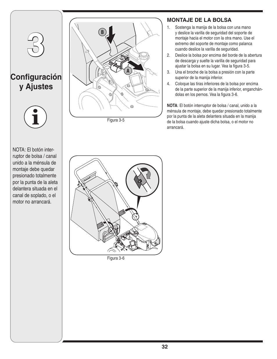 Configuración y ajustes | MTD Series 020 User Manual | Page 32 / 44