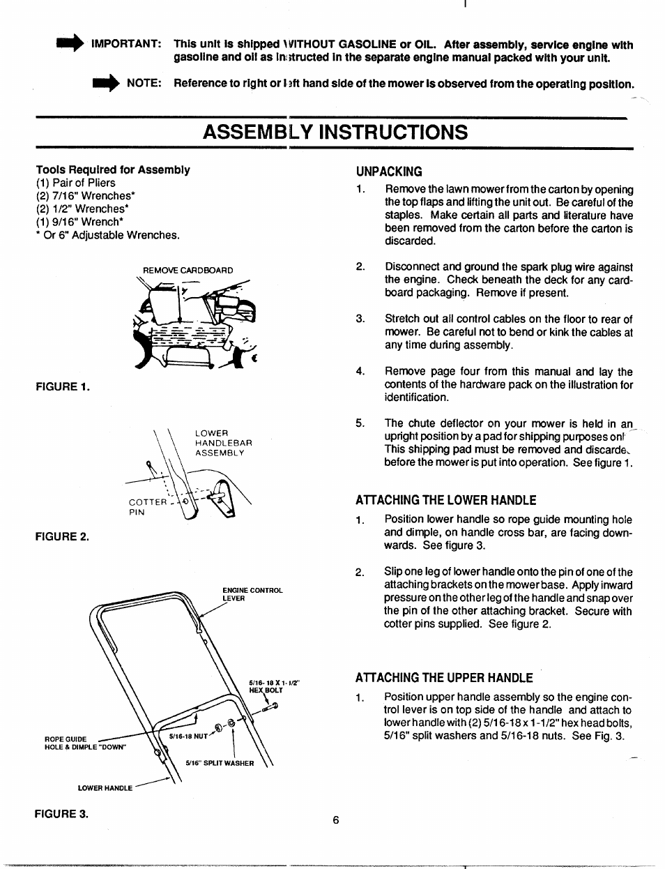 Assembly instructions | MTD 110A508R000 User Manual | Page 6 / 16