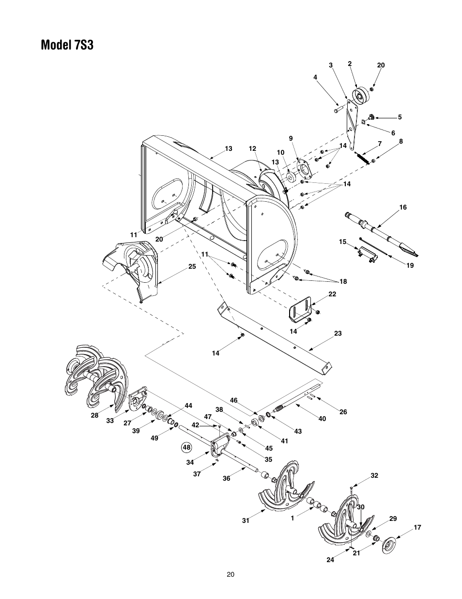 Model 7s3 | MTD 31AH7S3G701 User Manual | Page 20 / 28