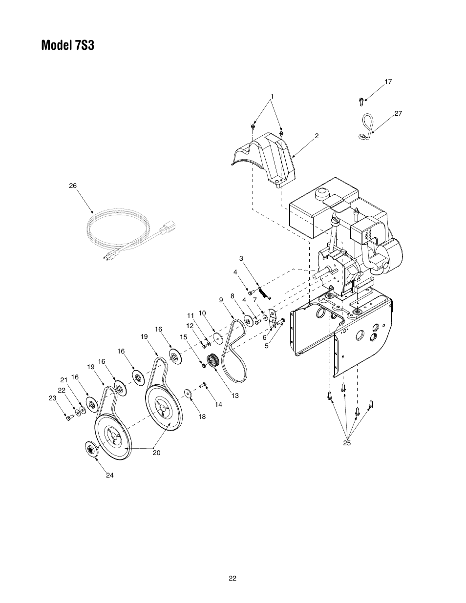 Model 7s3 | MTD 31AH7S3G701 User Manual | Page 22 / 28