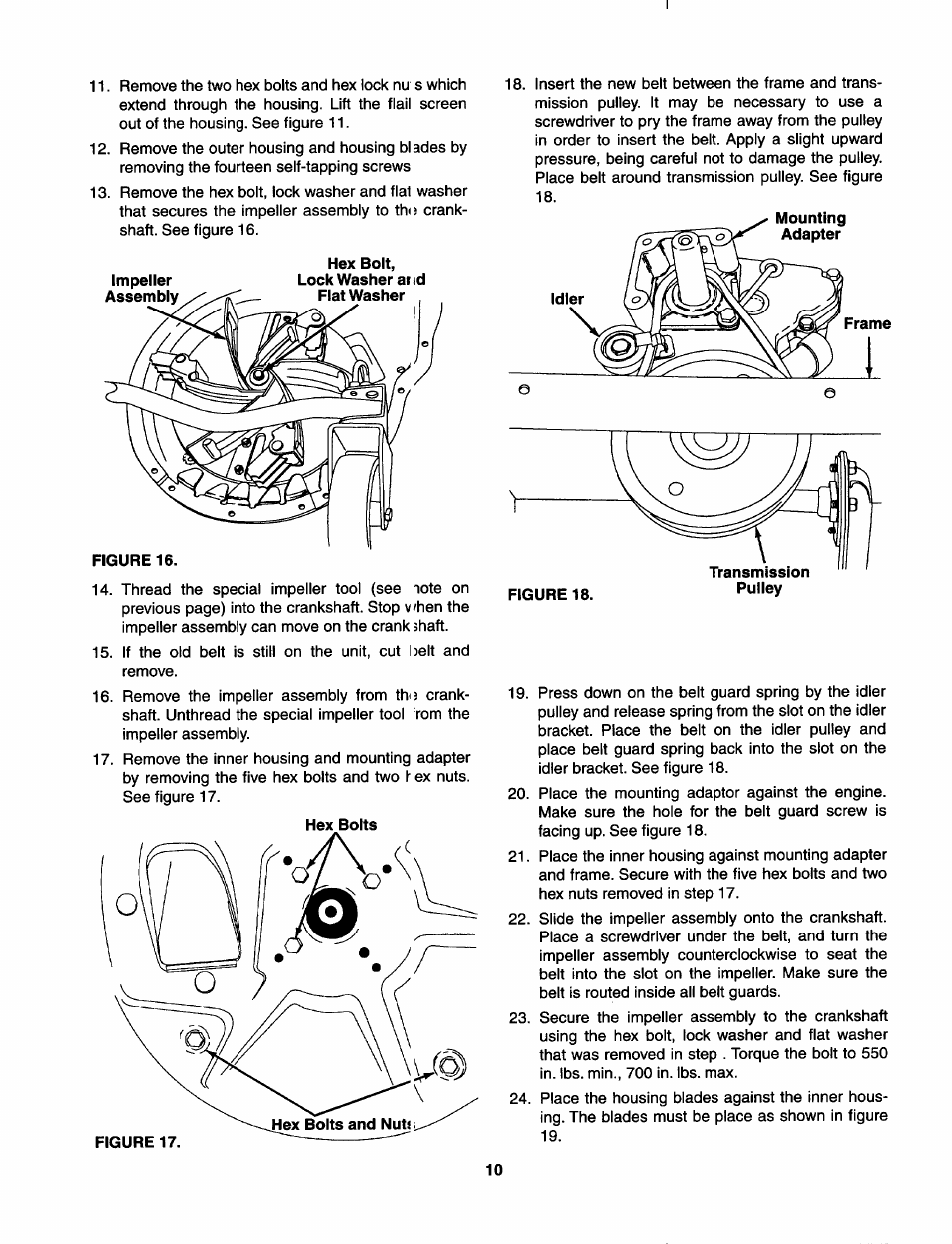 MTD Yard-Man 203b User Manual | Page 10 / 12
