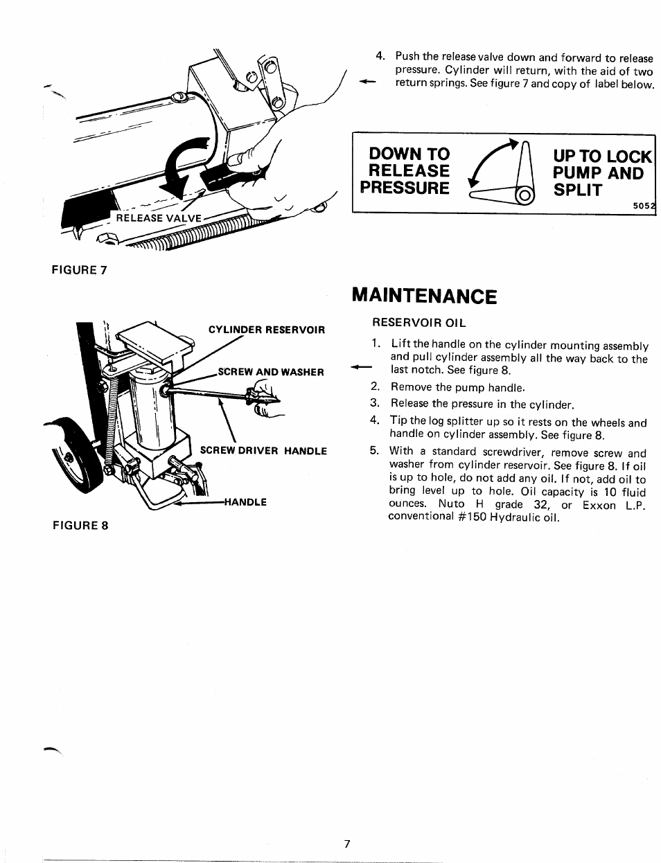 Maintenance | MTD 24632B User Manual | Page 7 / 10