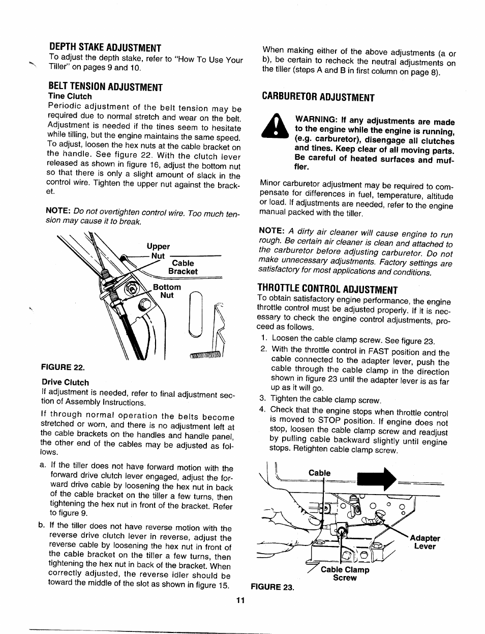 Drive clutch | MTD 406 User Manual | Page 11 / 16