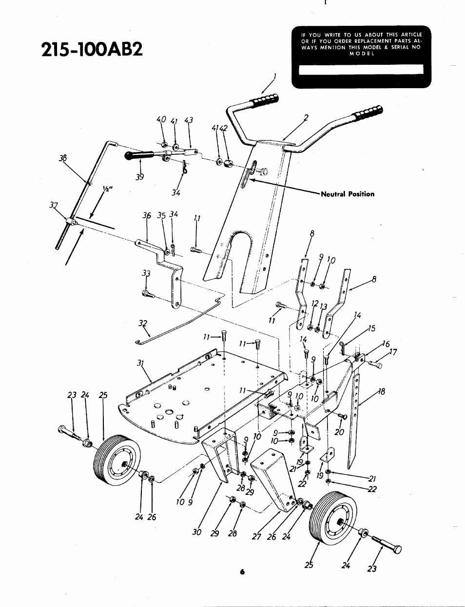100ab2 | MTD 215-100AB2 User Manual | Page 6 / 12