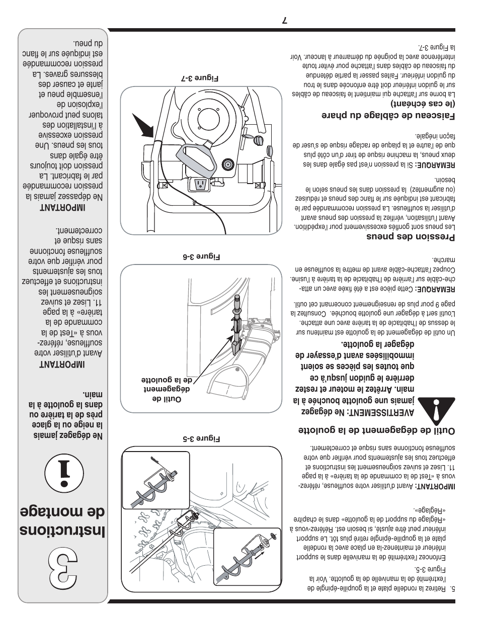 Ins tru ctio ns de mon tag e | MTD 769-03250 User Manual | Page 46 / 52