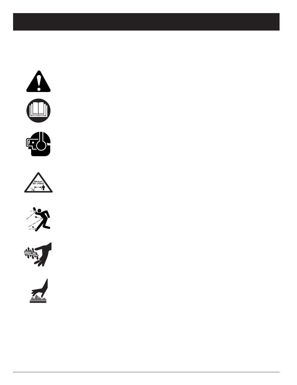 Rules for safe operation | MTD hs720r User Manual | Page 5 / 36