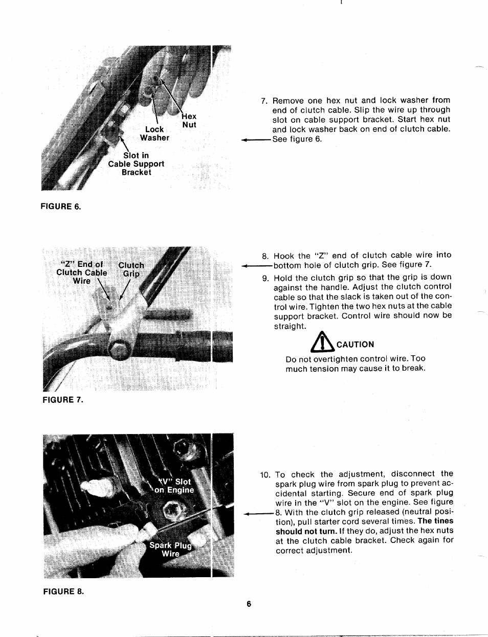 Caution | MTD 214-031-000 User Manual | Page 6 / 16