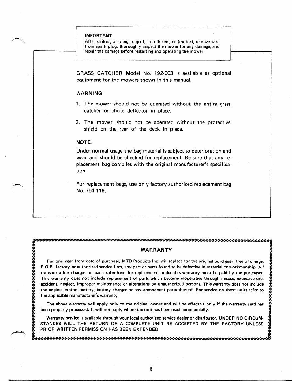 MTD 112-930 User Manual | Page 5 / 6