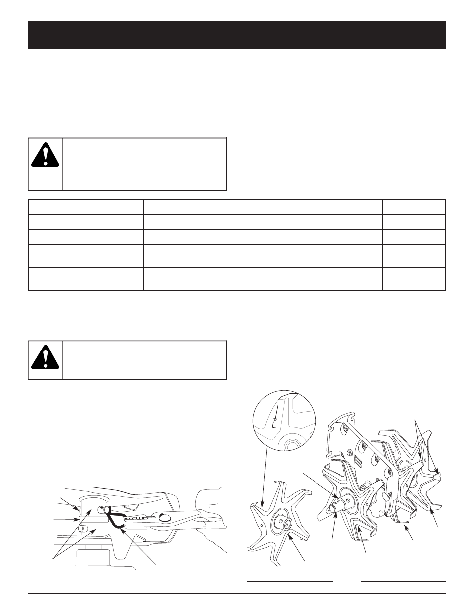 Warning, Maintenance and repair instructions | MTD 769-01534 User Manual | Page 11 / 64