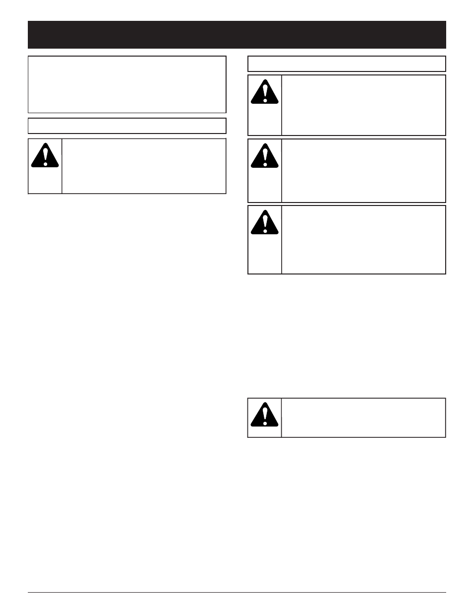 Importante informacion de seguridad, Advertencia, Peligro | Precaucion, Alerta de seguridad, Normas para una operacion segura | MTD 769-01534 User Manual | Page 43 / 64