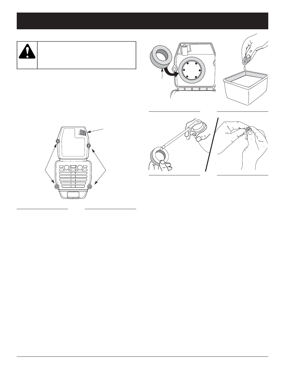 Advertencia, Instrucciones de mantenimiento y reparacion | MTD 769-01534 User Manual | Page 52 / 64