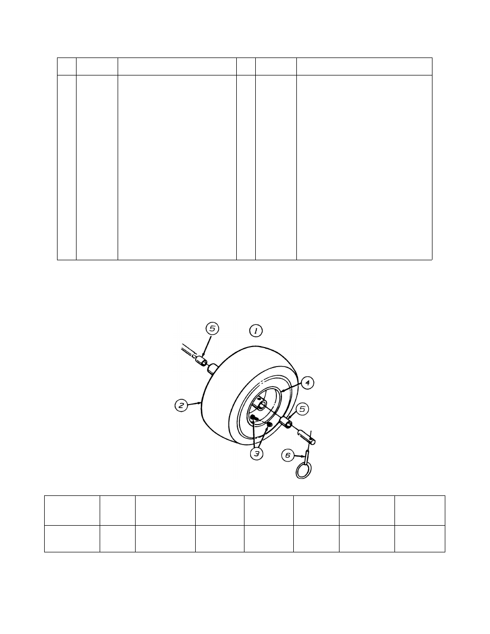 Frame assembly, Wheel assemblies | MTD E665E User Manual | Page 25 / 28