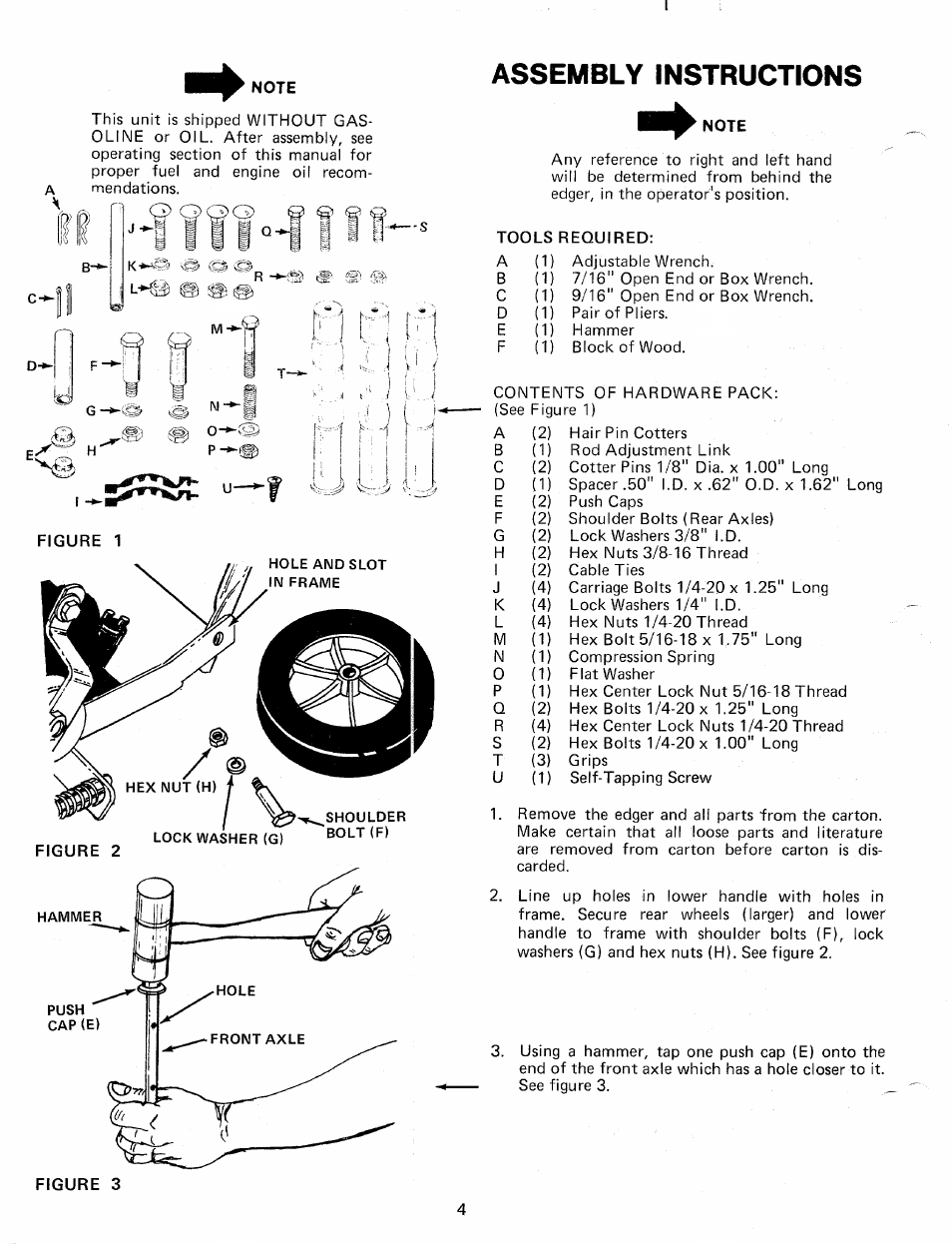 Assembly instructions | MTD 24604B User Manual | Page 4 / 14