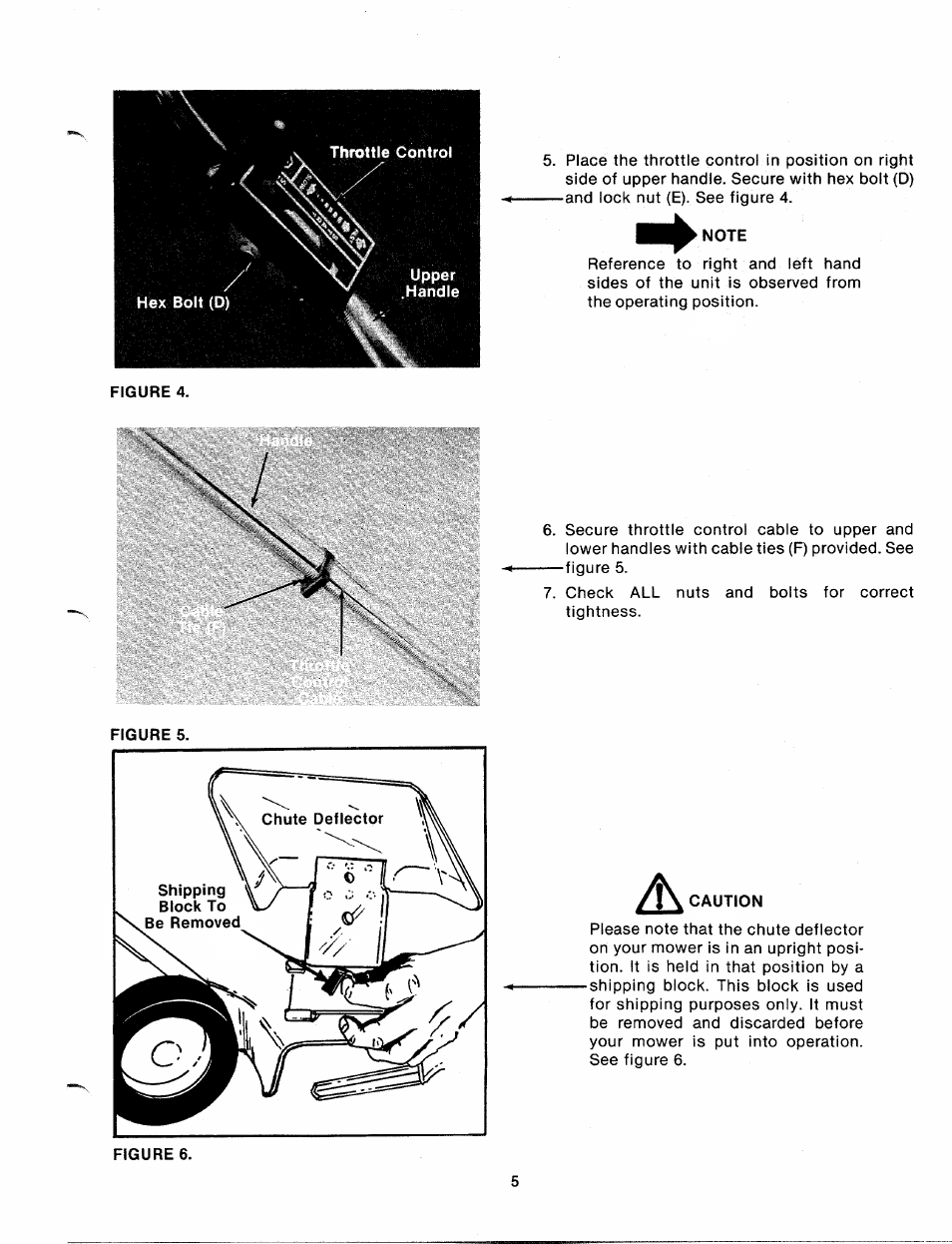Note | MTD 112-162A User Manual | Page 5 / 12