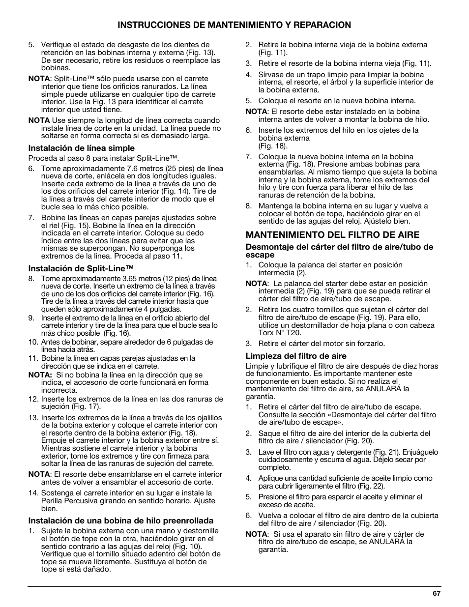 MTD 710 User Manual | Page 67 / 72