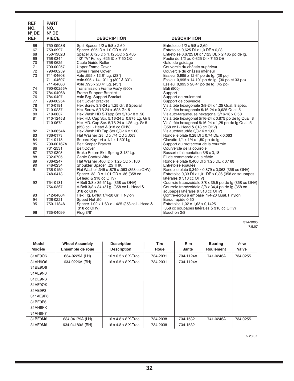 MTD 769-03342 User Manual | Page 32 / 56