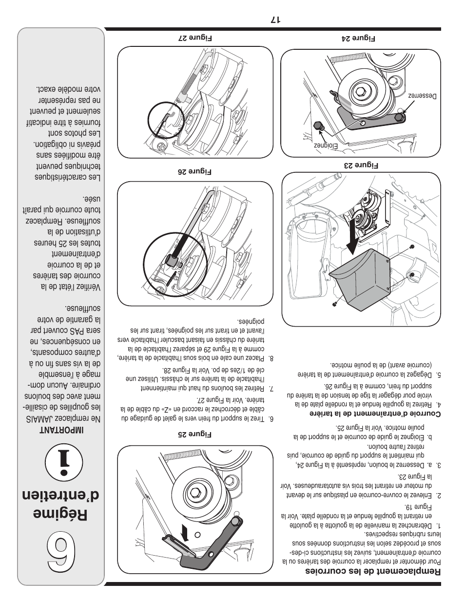 Régime d’entretien | MTD 769-03342 User Manual | Page 40 / 56