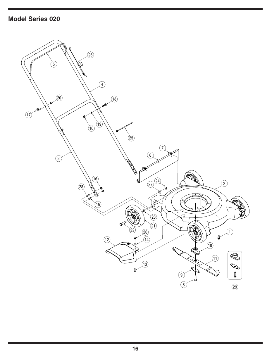 Model series 020 | MTD 020 Series User Manual | Page 16 / 20