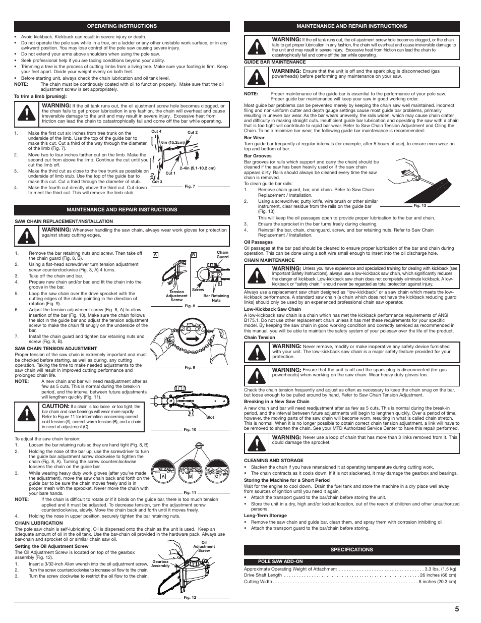 MTD PS720 User Manual | Page 5 / 20