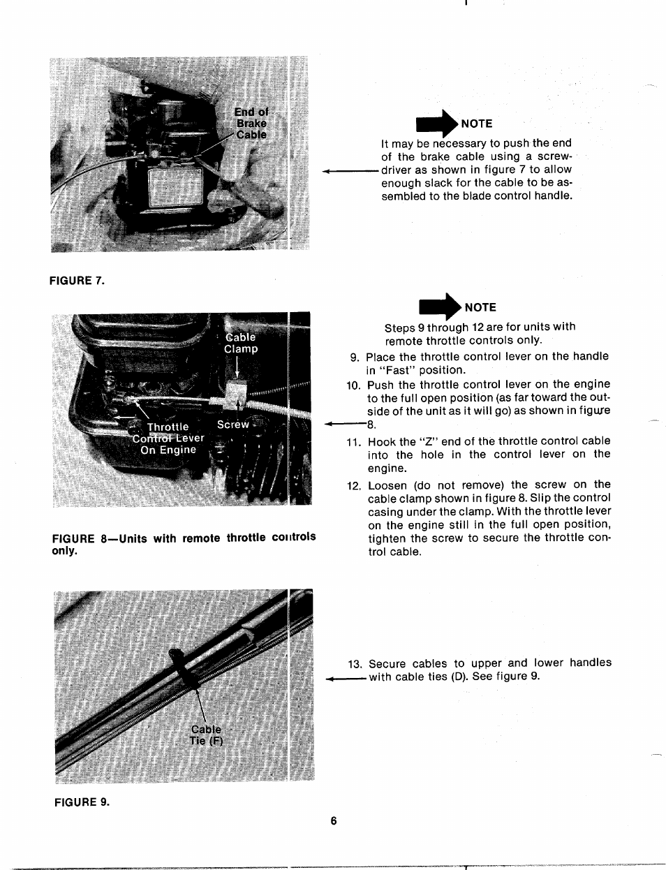 Note | MTD 113-011A User Manual | Page 6 / 16