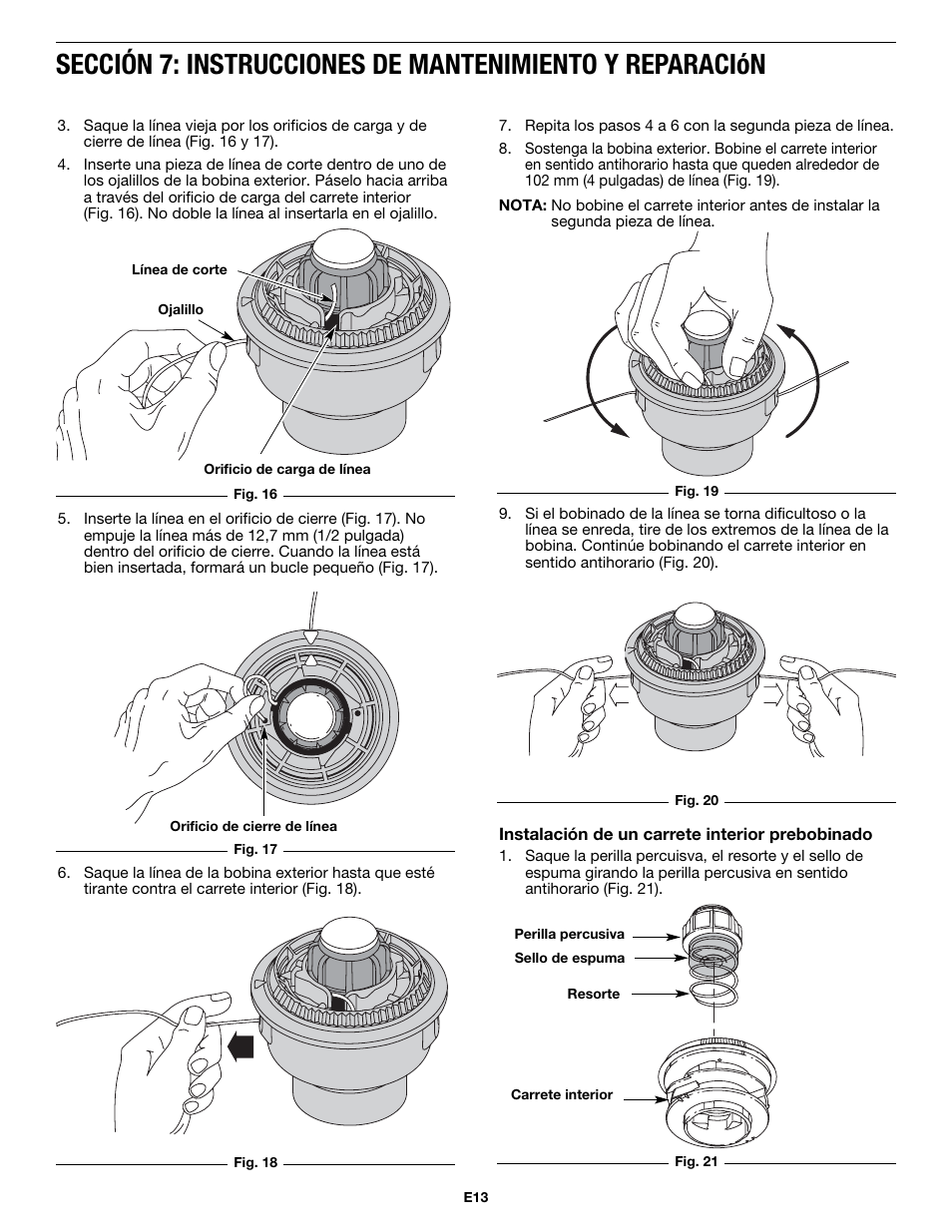 MTD MP426CS User Manual | Page 61 / 76