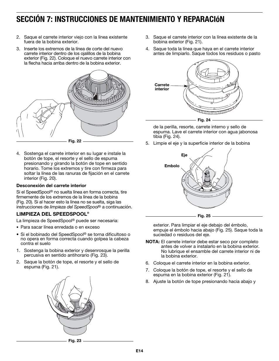 MTD MP426CS User Manual | Page 62 / 76