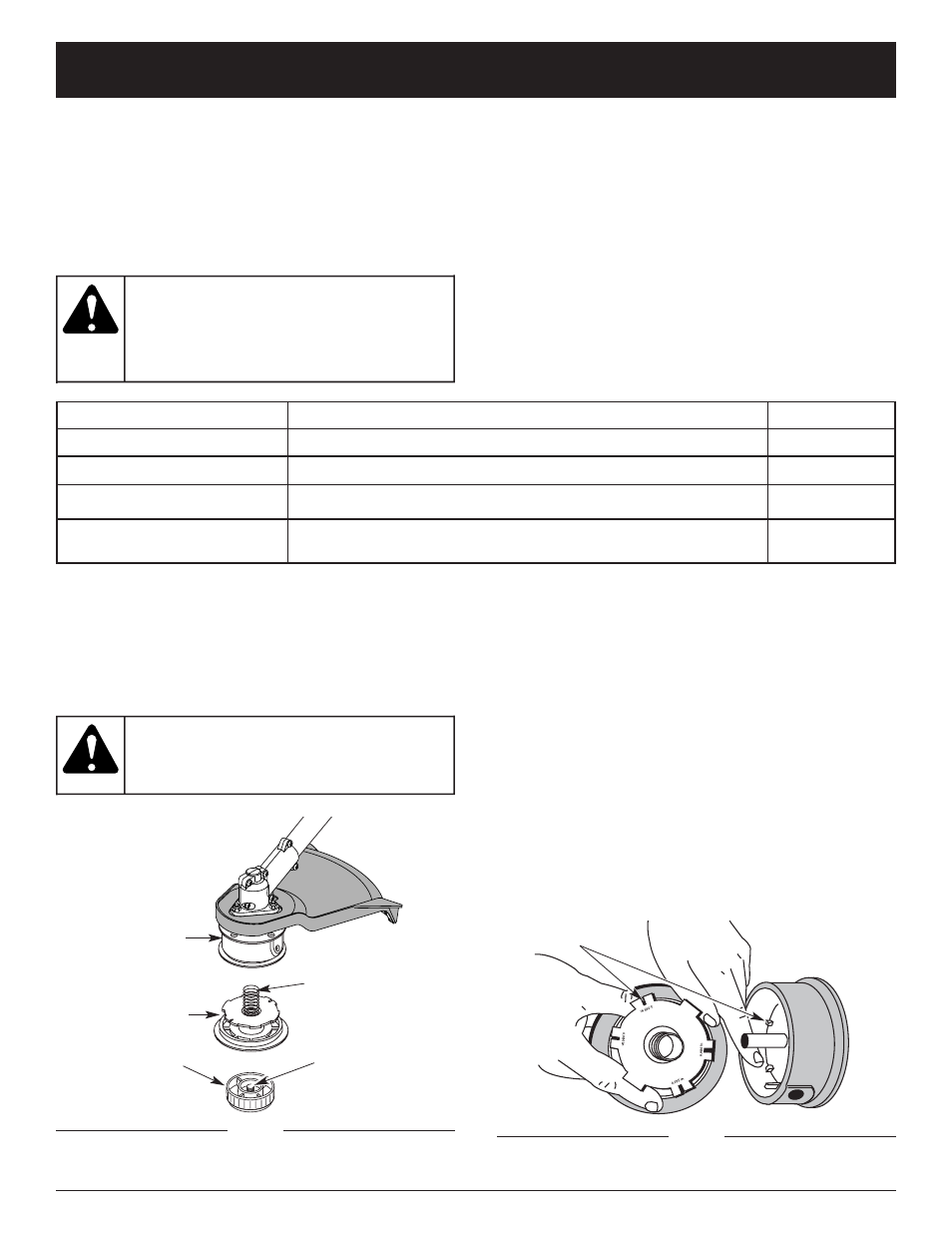 Warning, Maintenance and repair instructions | MTD CC 3075 User Manual | Page 12 / 64