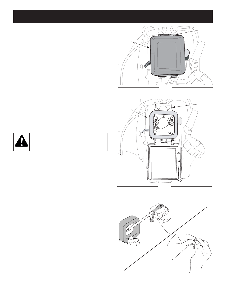 Warning, Maintenance and repair instructions | MTD CC 3075 User Manual | Page 14 / 64