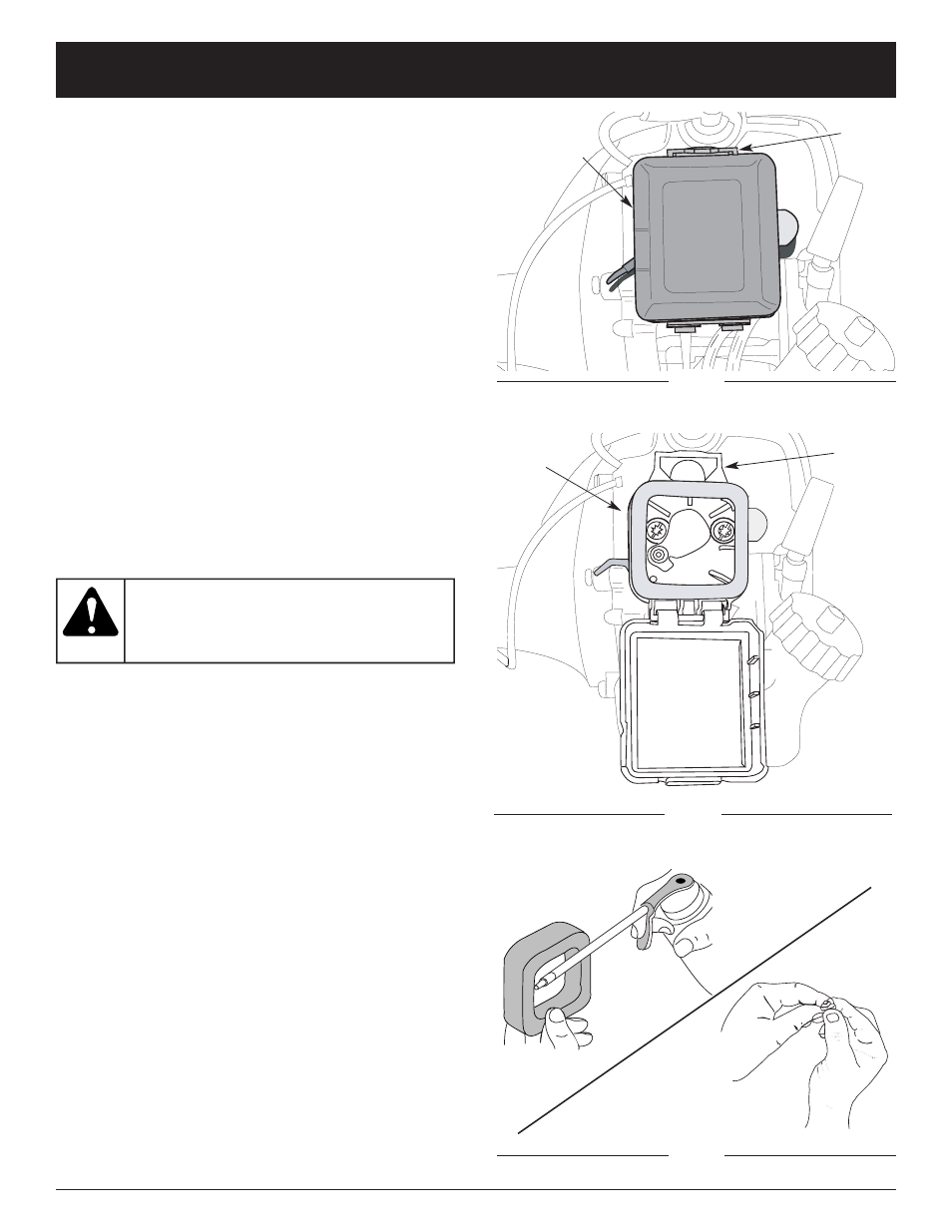Advertencia, Instrucciones de mantenimiento y reparacion | MTD CC 3075 User Manual | Page 54 / 64