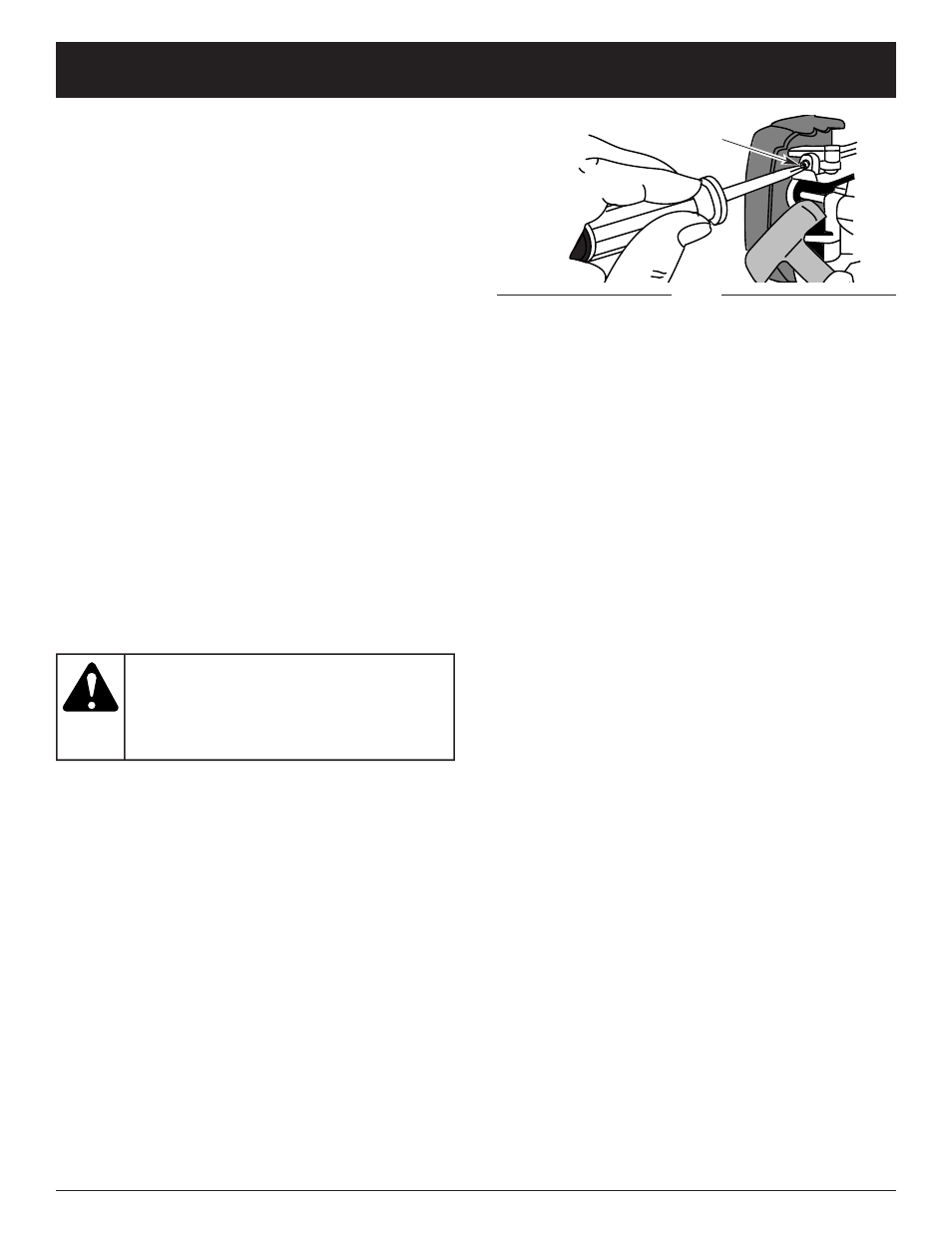 Advertencia, Instrucciones de mantenimiento y reparacion | MTD CC 3075 User Manual | Page 55 / 64