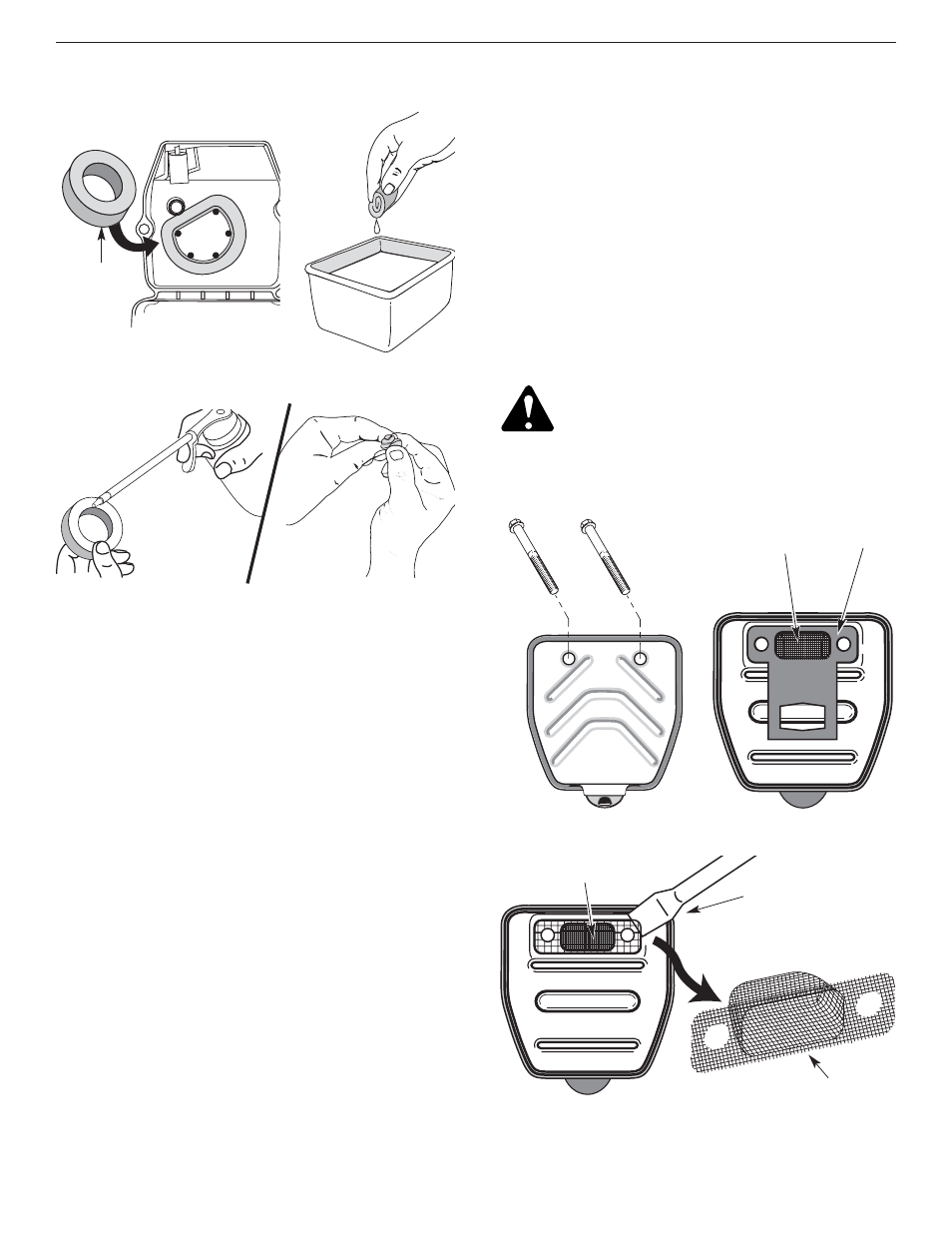 Mantenimiento del parachispas | MTD YM90 User Manual | Page 72 / 82