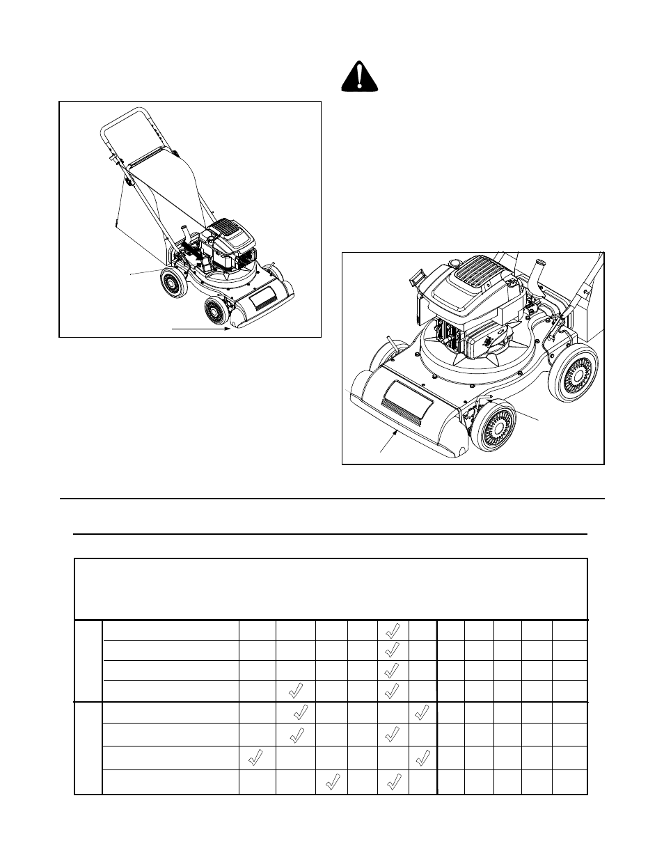 Nozzle height adjustment, Customer responsibilities | MTD 24A-020D401 User Manual | Page 9 / 20