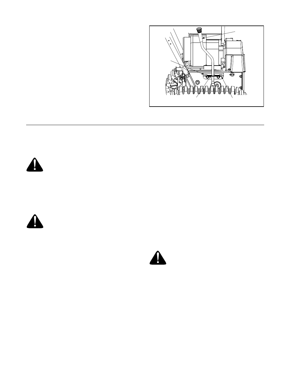 Track lock lever, Before starting, Gas and oil fill-up | Electric starter | MTD E740F User Manual | Page 11 / 32