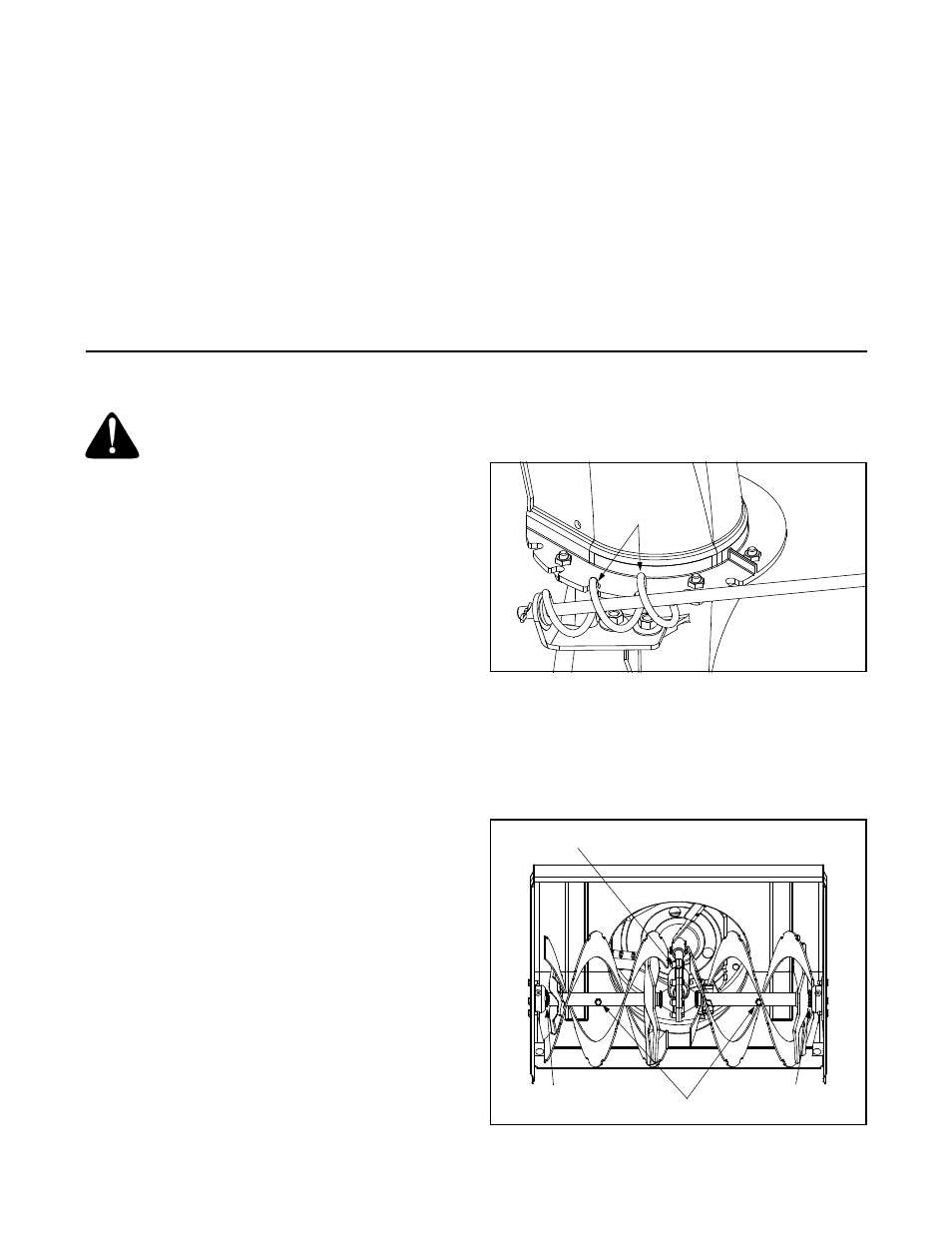 Skid shoe adjustment, Chute assembly, Lubrication | MTD E740F User Manual | Page 14 / 32