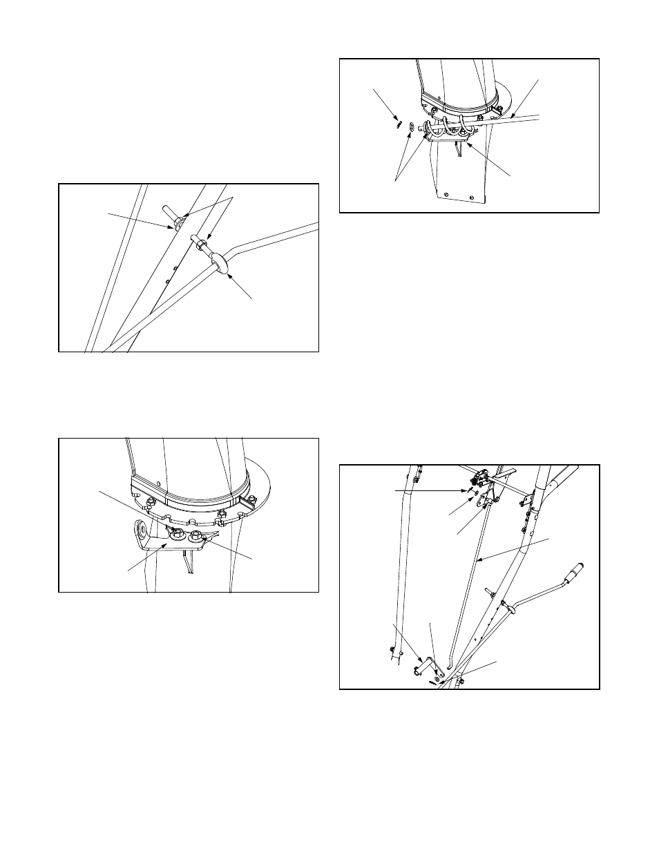 Attaching chute directional control, Attaching shift rod | MTD E740F User Manual | Page 7 / 32