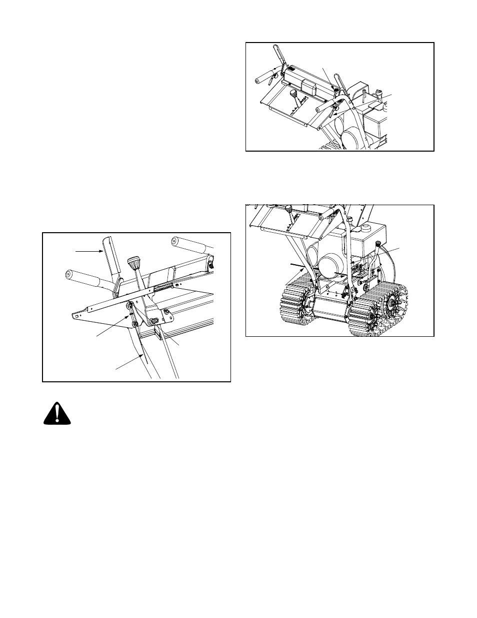 Attaching control cables, Attaching track controls, Final adjustments | MTD E740F User Manual | Page 8 / 32