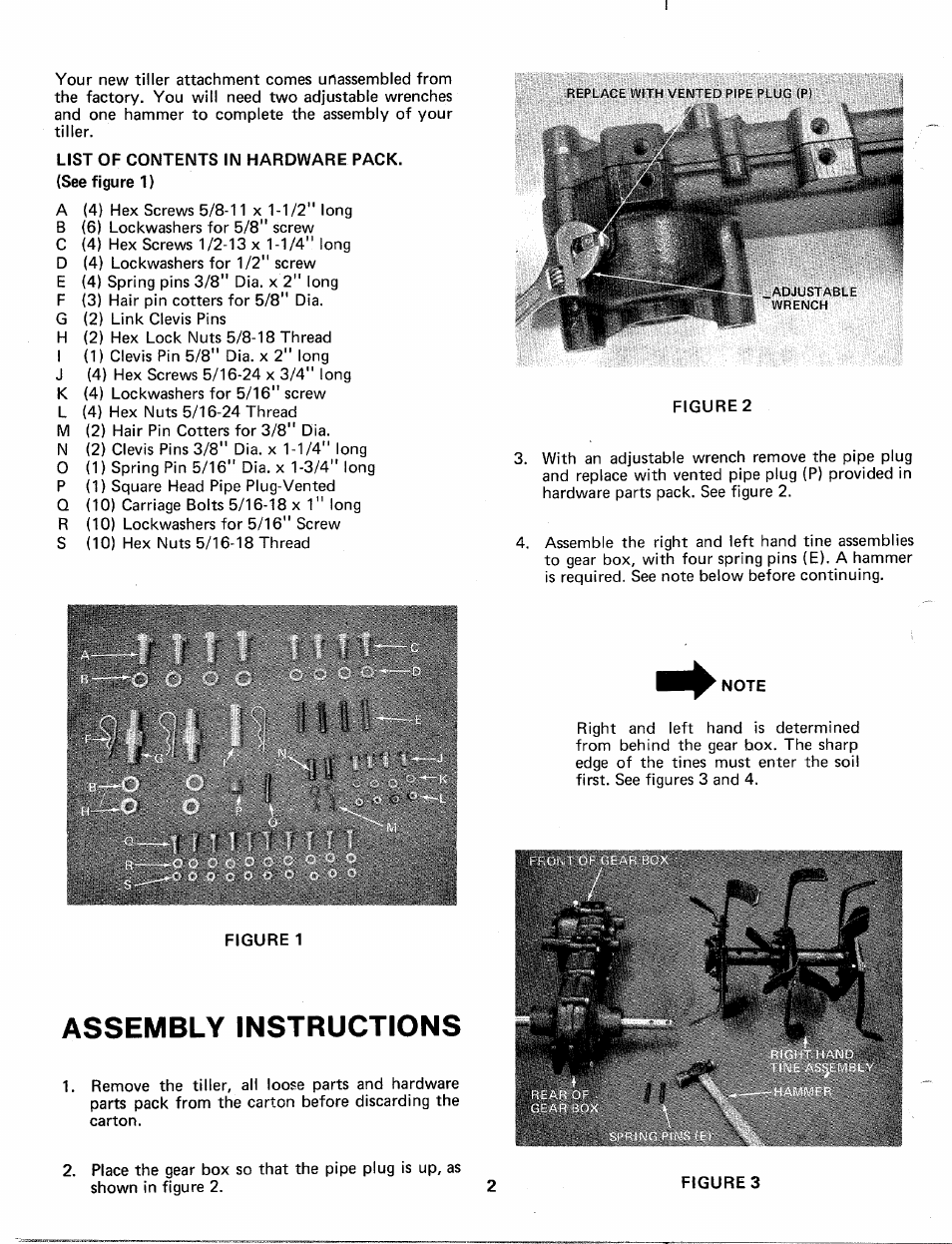 Assembly instructions | MTD 197-987A User Manual | Page 2 / 12
