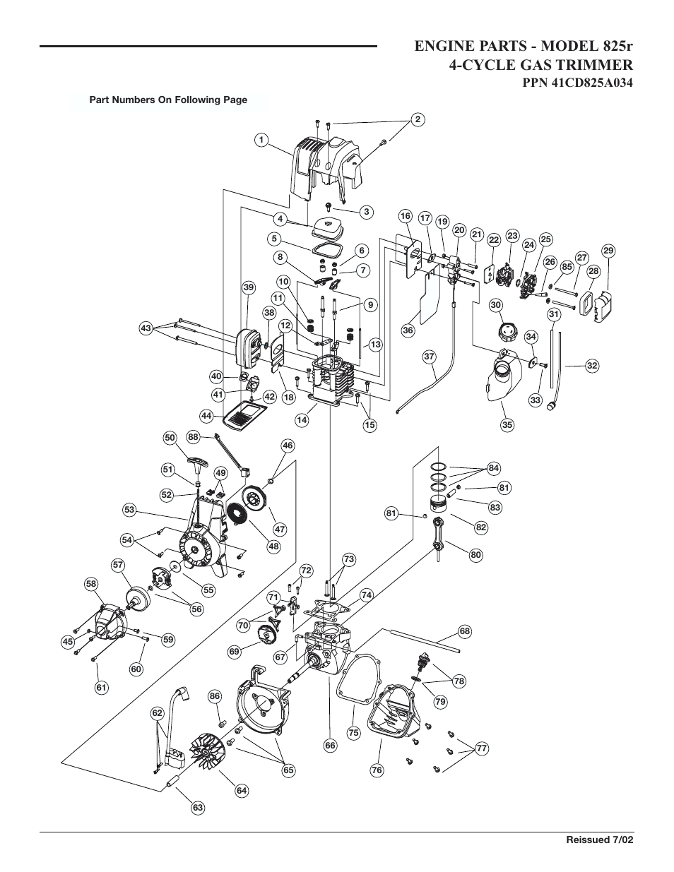 MTD 825r User Manual | 3 pages