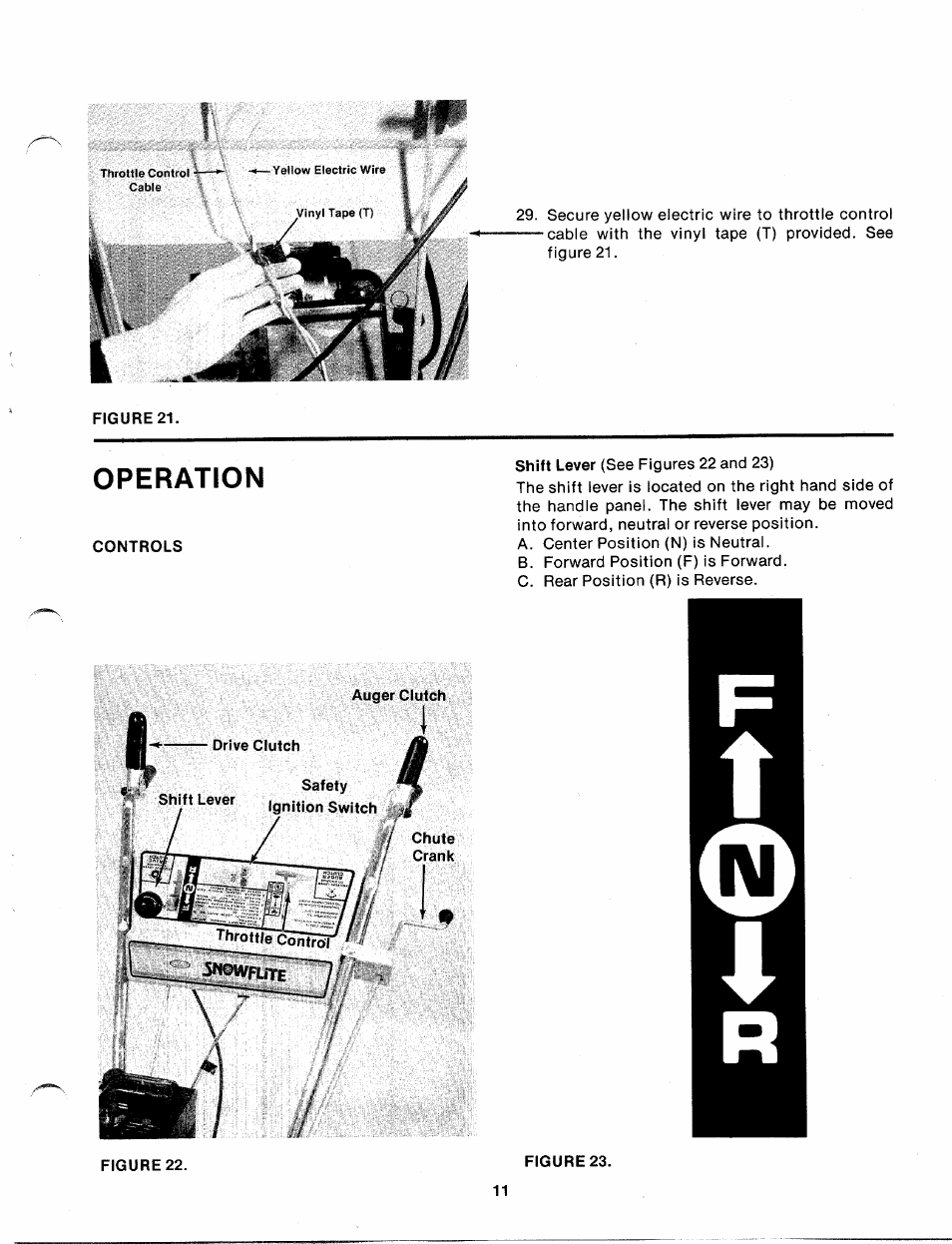 Operation, Ft 0 1 | MTD 310-430A User Manual | Page 11 / 27